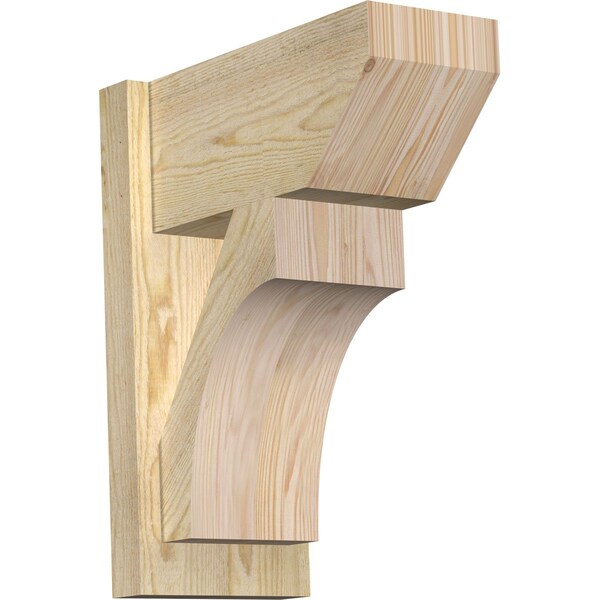 Ekena Millwork Westlake Slat Rough Sawn Outlooker, Douglas Fir, 8"W x 16"D x 20"H OUT08X16X20WTL06RDF - main